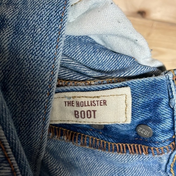 Hollister size W29xL32 boot button fly non distress jean 100% cotton medium wash - Picture 12 of 12